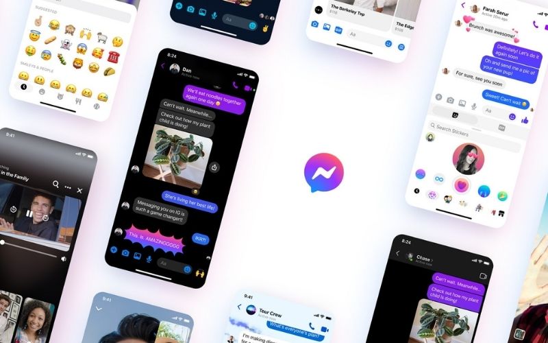 Facebook : Messenger change de logo et de design
