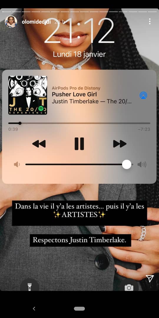 Didi Stone : la fille de Koffi Olomidé dévoile sa playlist (avec 1 seul Africain)