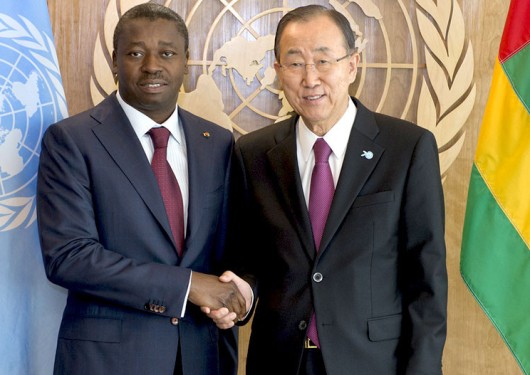 Faure Gnassingbé a rencontré Ban Ki-moon en marge de l’AG de l’ONU