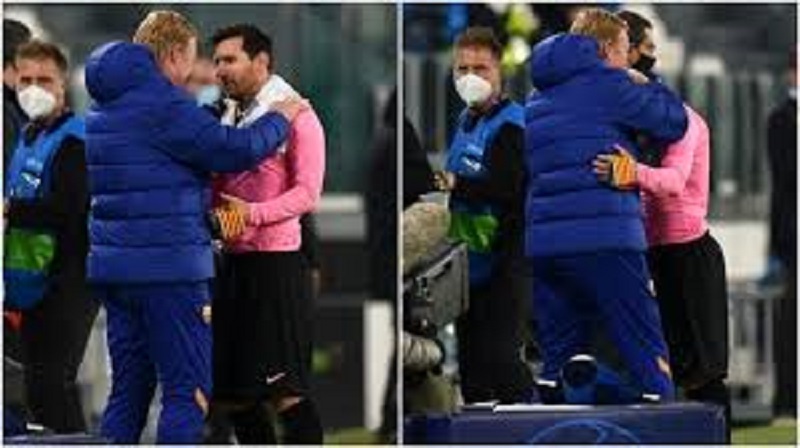 Fc Barcelone : l’accolade entre Koeman et Messi qui enflamme la toile