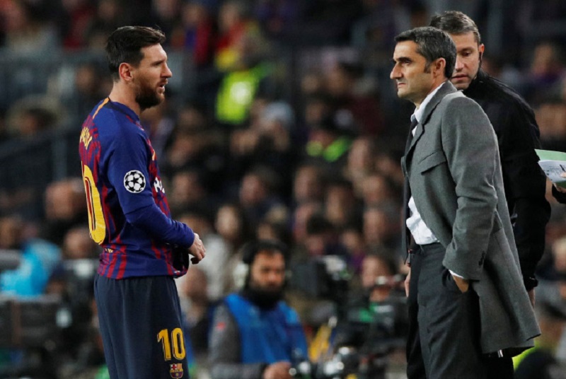 Football/Barcelone : Ernesto Valverde vu sous un mauvais œil par Lionel Messi