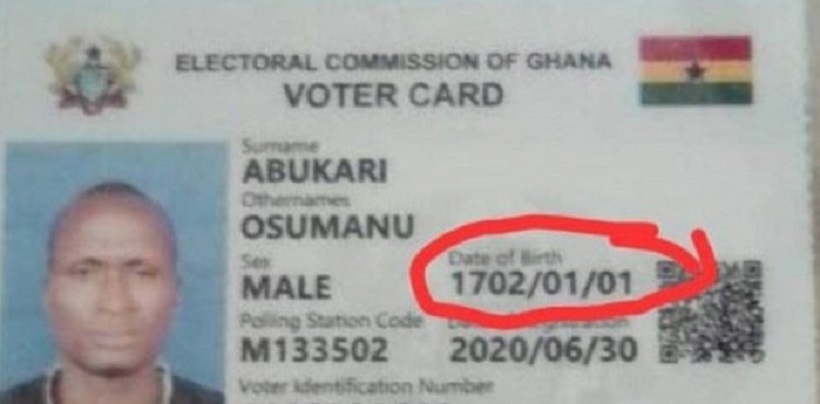 Ghana : Un électeur âgé de ‘318 ans’ recensé par la commission électorale