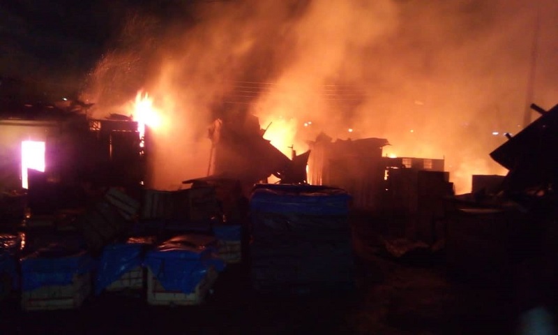 Ghana : un incendie ravage le marché central de Kumasi