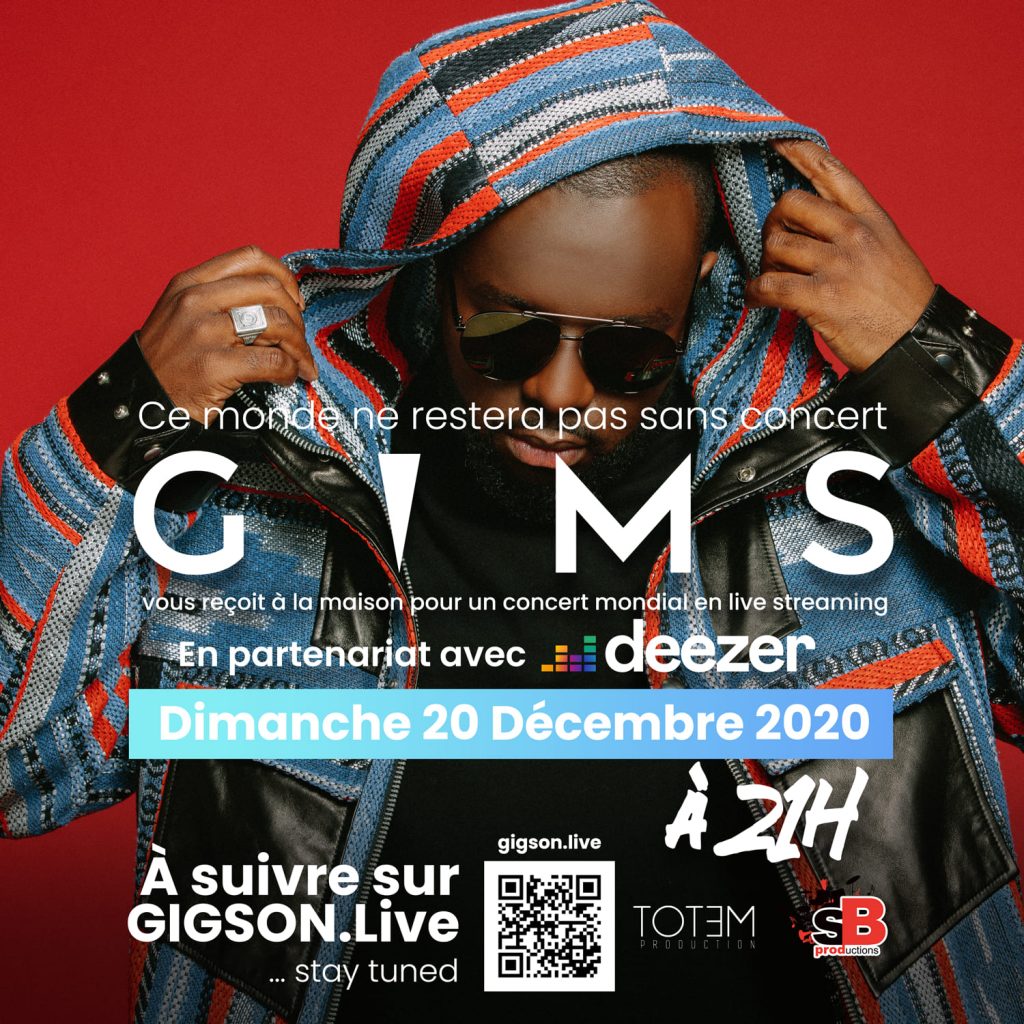 Gims : bientôt un concert virtuel ?