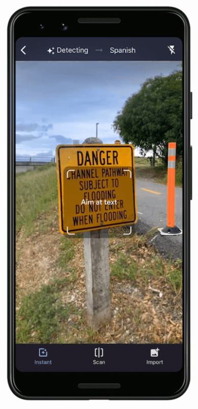Google améliore sa traduction instantanée via l’appareil photo