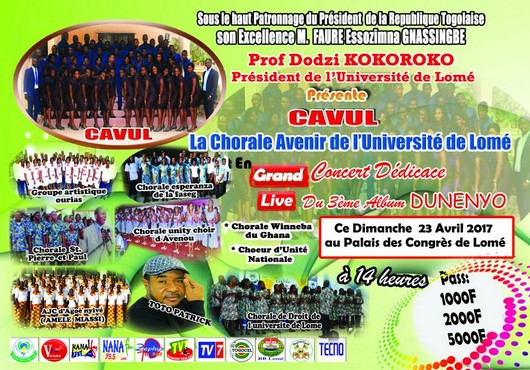 La CAVUL vous invite au concert dédicace de son album « Dunenyo »