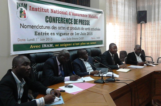 L’INAM réactualise la nomenclature de ses actes