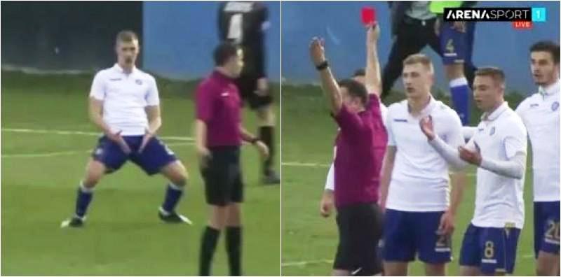 Il imite Ronaldo et Simeone et se fait expulser par l’arbitre