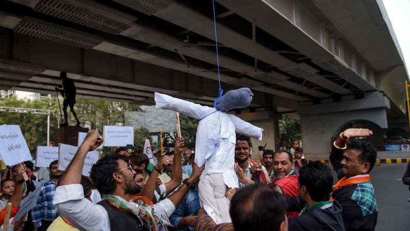 Inde : une femme victime de viol brûlée vive sur le chemin du tribunal