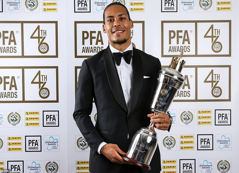 Joueur de l’année Premier League : Virgil van Dijk détrône Mohamed Salah