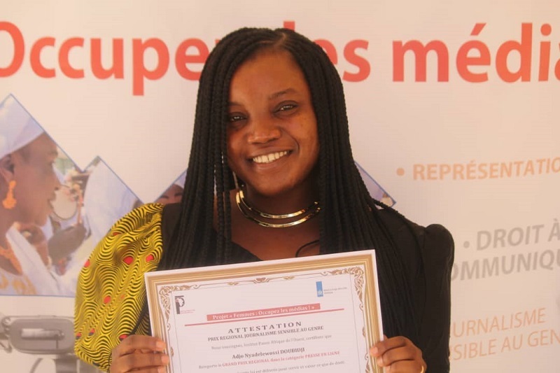 Journalisme sensible au genre : la Togolaise Hélène Doubidji sacrée lauréate presse en ligne