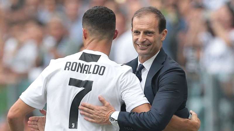 Juventus : l’hommage de Cristiano Ronaldo à Massimiliano Allegri