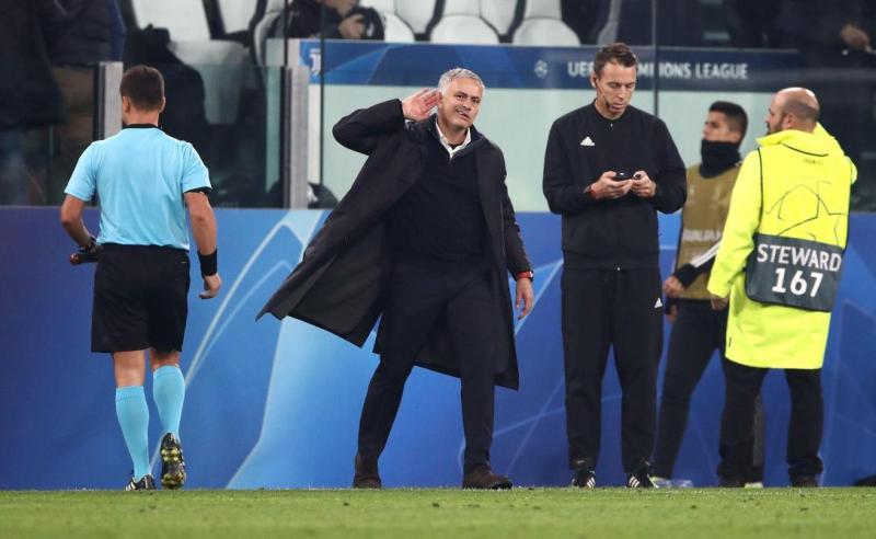 LDC: Mourinho s’explique sur son geste de provocation devant les supporters de la Juve