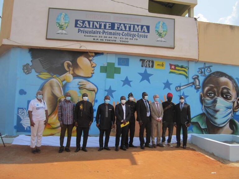 L’UE et Amnesty Togo inaugurent une fresque murale à Tsévié