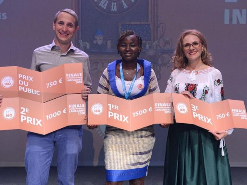 La Burkinabè Geneviève Zabré remporte l’édition 2018 du concours ‘Ma thèse en 180 secondes’
