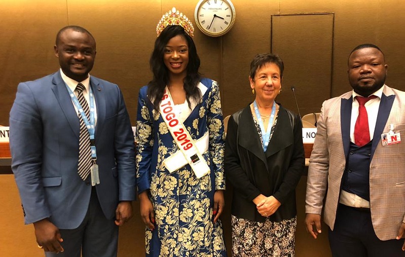 A Genève, la Miss Togo 2019, Aïda Yombo, et Dr Kodom défendent l’accès aux soins de santé en zone rurale