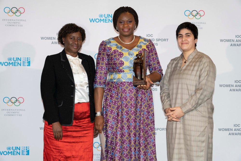 CIO/La Togolaise Nathalie Noameshie, vainqueur du Trophée ‘Femme et Sport’