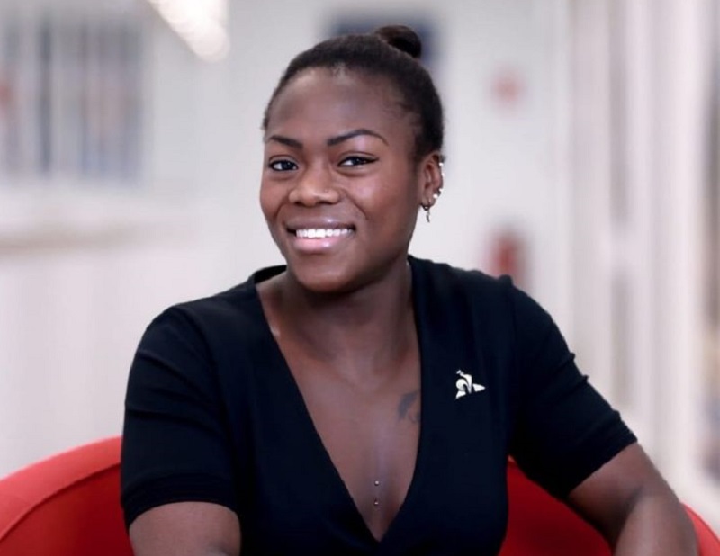 La judokate franco-togolaise Clarisse Agbegnenou retourne à l’école