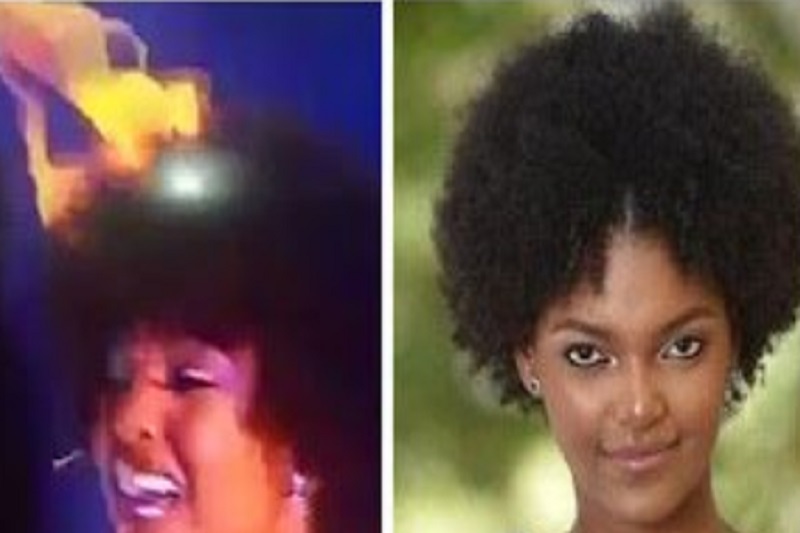 Insolite/la perruque de Miss Congo prend feu au cours de la cérémonie de récompense