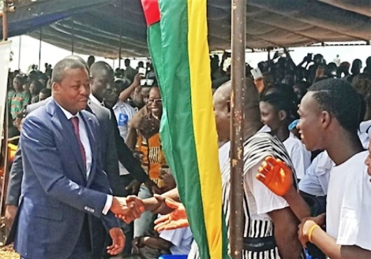 Le Chef de l’Etat met en route le centre d’enfouissement technique de Zanguéra
