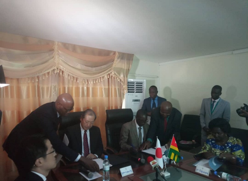 Le Japon fait don de 1,5 milliard FCFA au Togo à travers le KR 2019