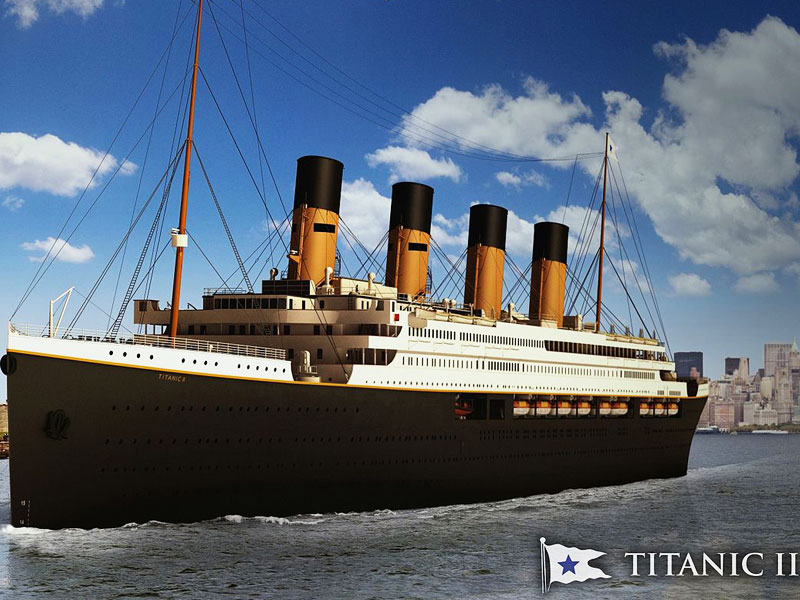 Le Titanic II sur les traces de son compère naufragé, il y a de cela 106 ans