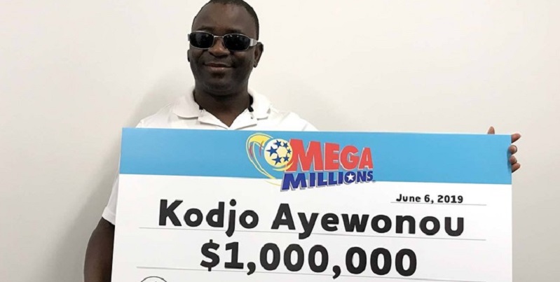 Le Togolais Kodjo Ayewonou a remporté 1 million de dollars US à la loterie ce 4 juin …voici ce qu’il compte faire avec