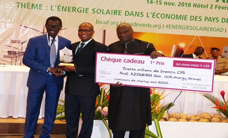 Le Togolais Yao Azoumah remporte le concours de startups en énergie renouvelable de la BOAD