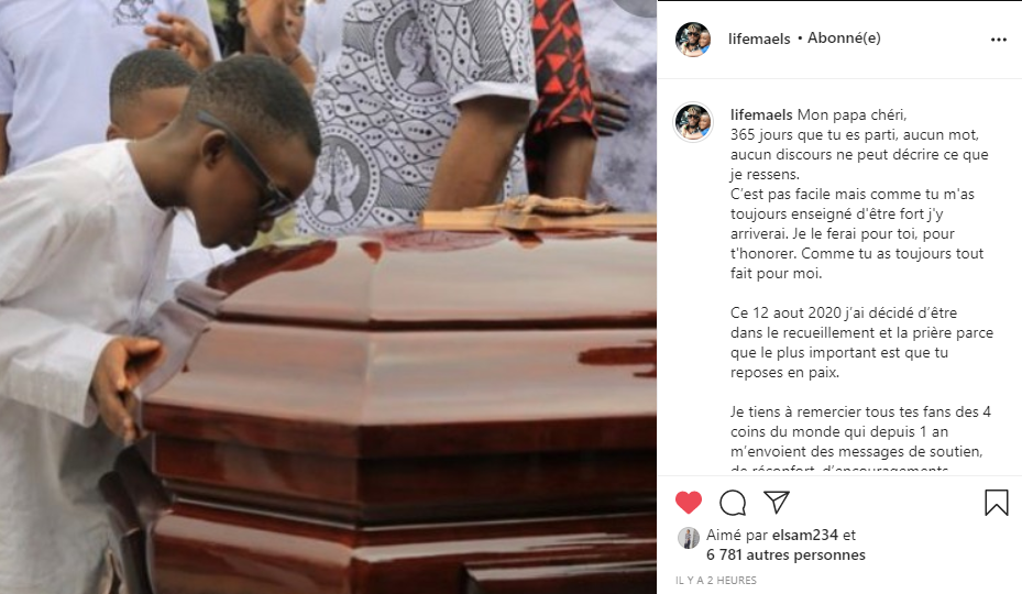 Dj Arafat : le message de son fils Maël Houon, un an jour pour jour après sa mort