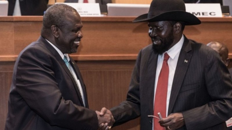 Les 2 frères ennemis Salva kiir et Riek Machar du Soudan du Sud au Vatican pour une ‘retraite spirituelle’