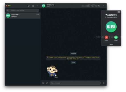 WhatsApp Web : les appels audio et vidéo arrivent