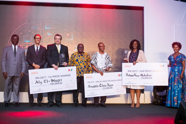 Les innovateurs Aly El-Shafeia, Philippa Ngaju Makobore et Dougbeh-Chris Nyan remportent le PIA 2017