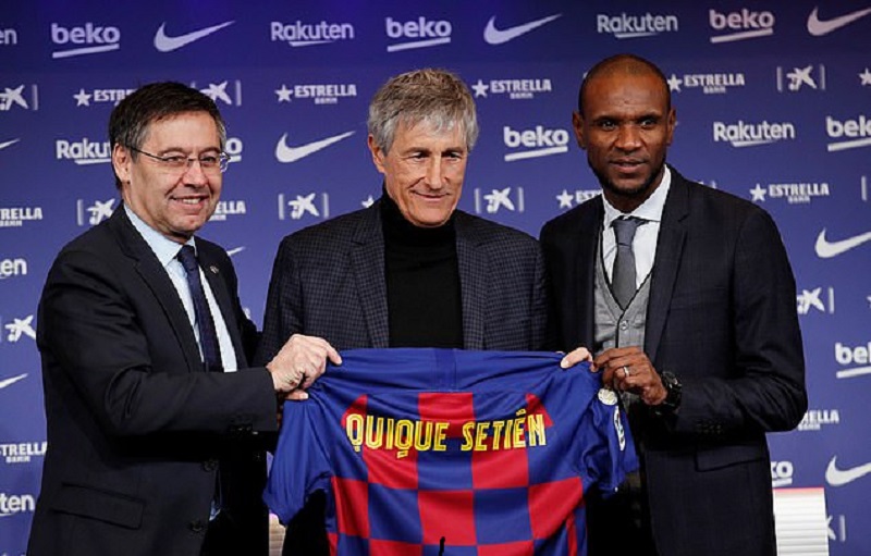 Les premières images de Quique Setien, nouveau sélectionneur du FC Barcelone après le limogeage d’Ernesto Valverde