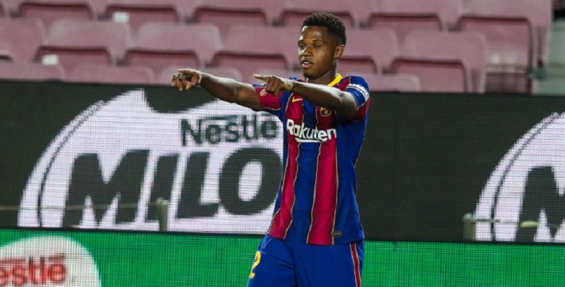 Liga : le Barça lance sa saison avec un doublé d’Ansu Fati