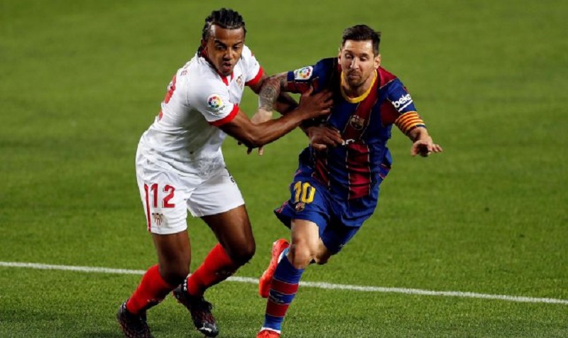 Liga : le FC Séville freine Lionel Messi et ses coéquipiers au Camp Nou