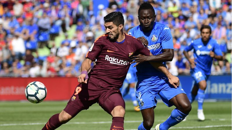Liga : le Togolais Dakonam et Getafe impuissants devant un Barça sans Messi