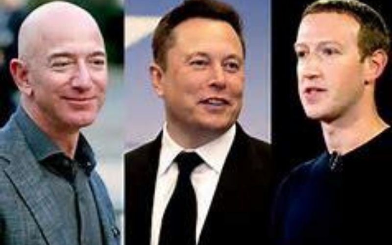 L’incroyable fortune amassée par Jeff Bezos, Mark Zuckerberg et Elon Musk en 2020