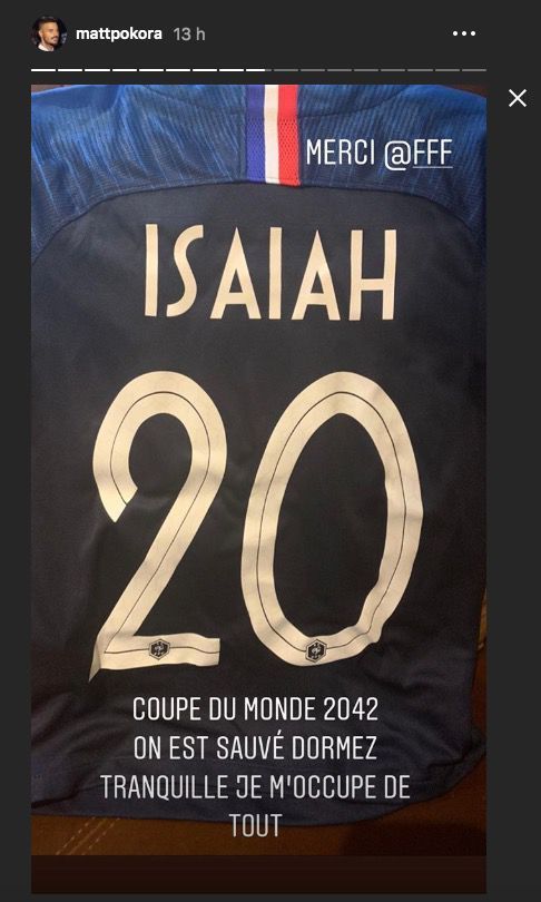 M. Pokora voit en son fils Isaiah le futur Kylian Mbappé