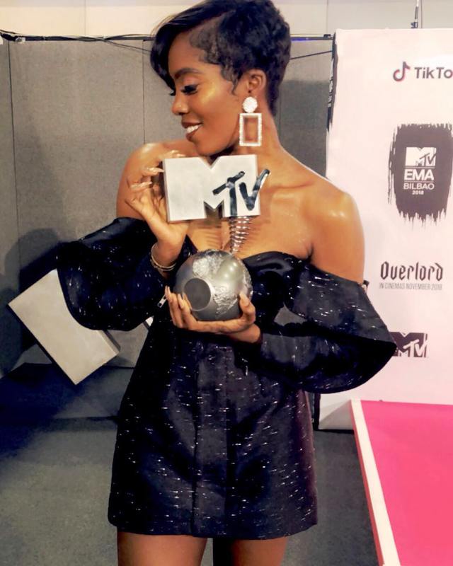 MTV Europe Music Awards 2018 : Tiwa Savage décroche le prix de meilleur artiste africain (vidéo)