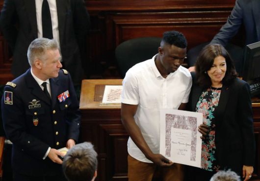 Une nouvelle récompense pour Mamoudou Gassama