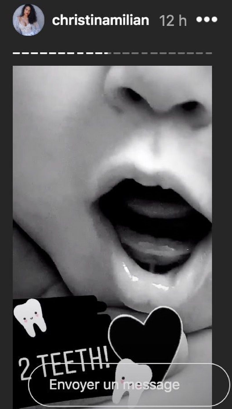 Matt Pokora : Christina Milian dévoile les premières dents de leur fils Isaiah (photo)