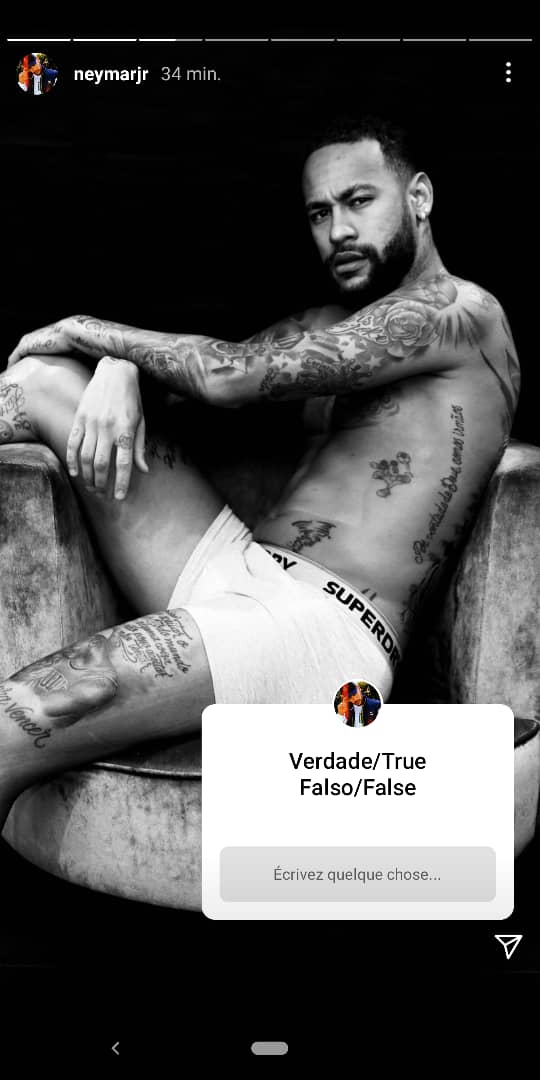 Photo : quand Neymar pose en petit caleçon
