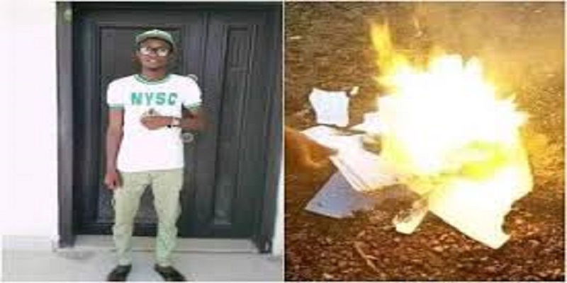 Nigeria : un diplômé frustré brûle ses certificats