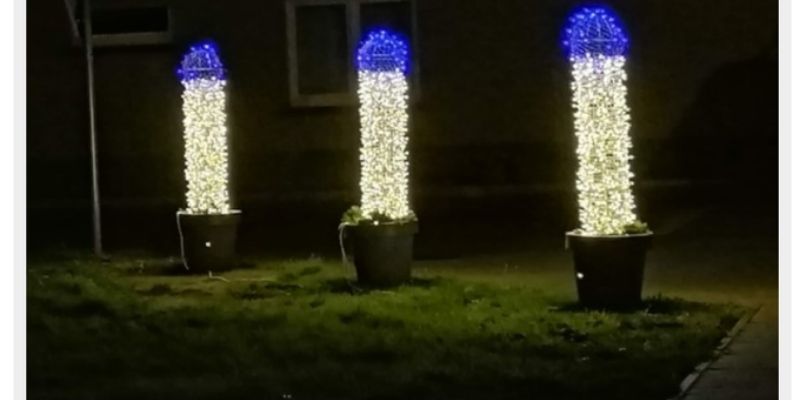 Noël : une ville utilise des « pénis lumineux » comme motifs de décoration (photo)
