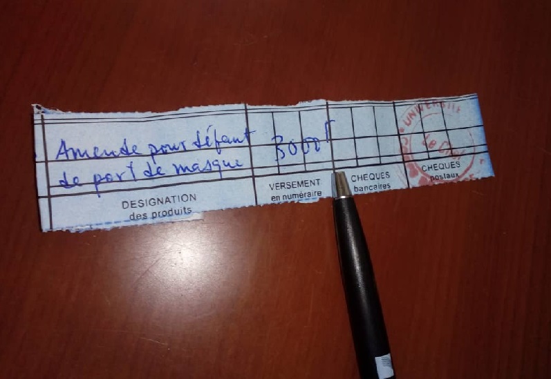 Non-respect du port du masque à l’Université de Lomé : une amende de 3000 fcfa infligée à une étudiante