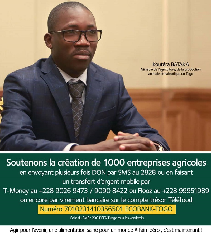 Togo / Telefood : le compte rendu de l’opération de collecte de dons annoncé pour ce vendredi 8 novembre
