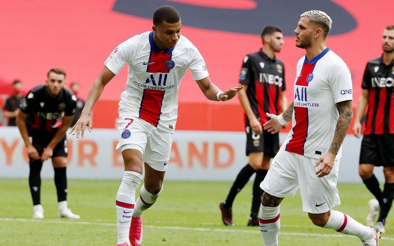 PSG-Nice : Kylian Mbappé et ses coéquipiers s’imposent sans trembler