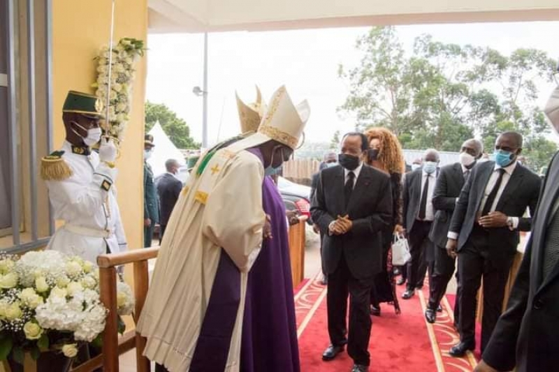 Cameroun : Paul et Chantal Biya aux obsèques de la sœur du président (Photos)