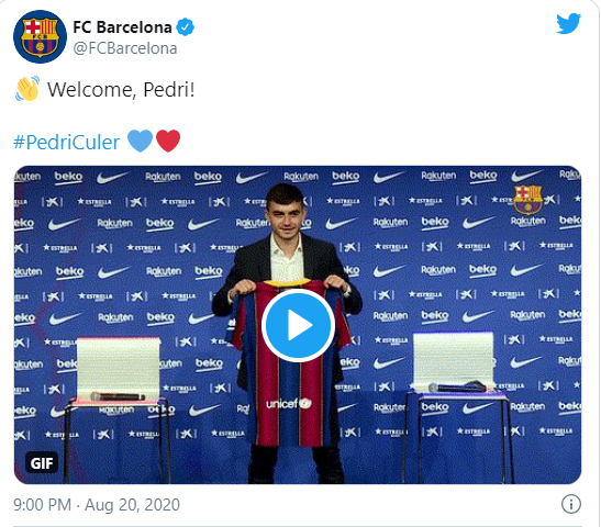 Mercato : le Barça officialise sa 1ere recrue !