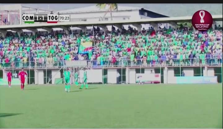 Prelim Qatar 2022: égalisation, Comores 1-1 Togo